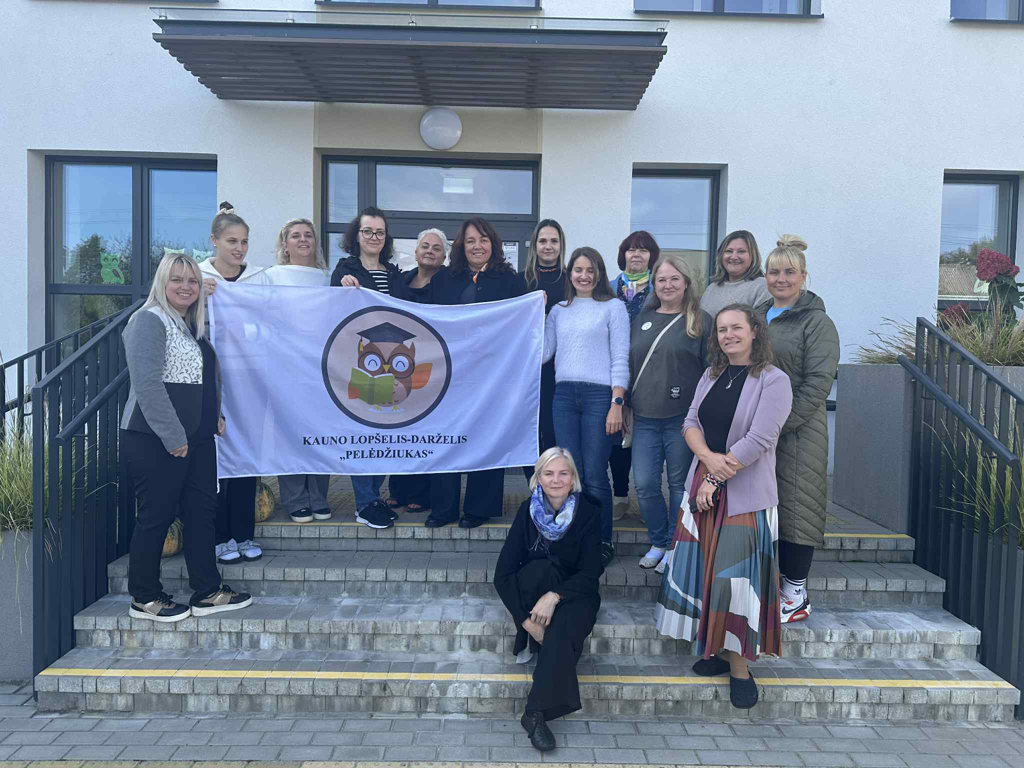 Estijos delegacijos vizitas darželyje: tobulėjimo galimybės svečiams ir mūsų pedagogams