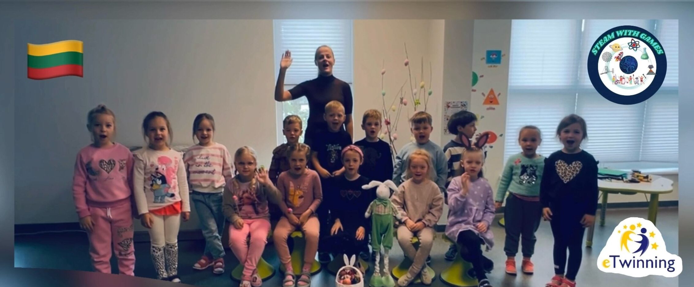 Tarptautinis eTwinning projektas „STEAM with Games“ – mokymasis per žaidimą Kauno lopšelyje-darželyje „Pelėdžiukas“