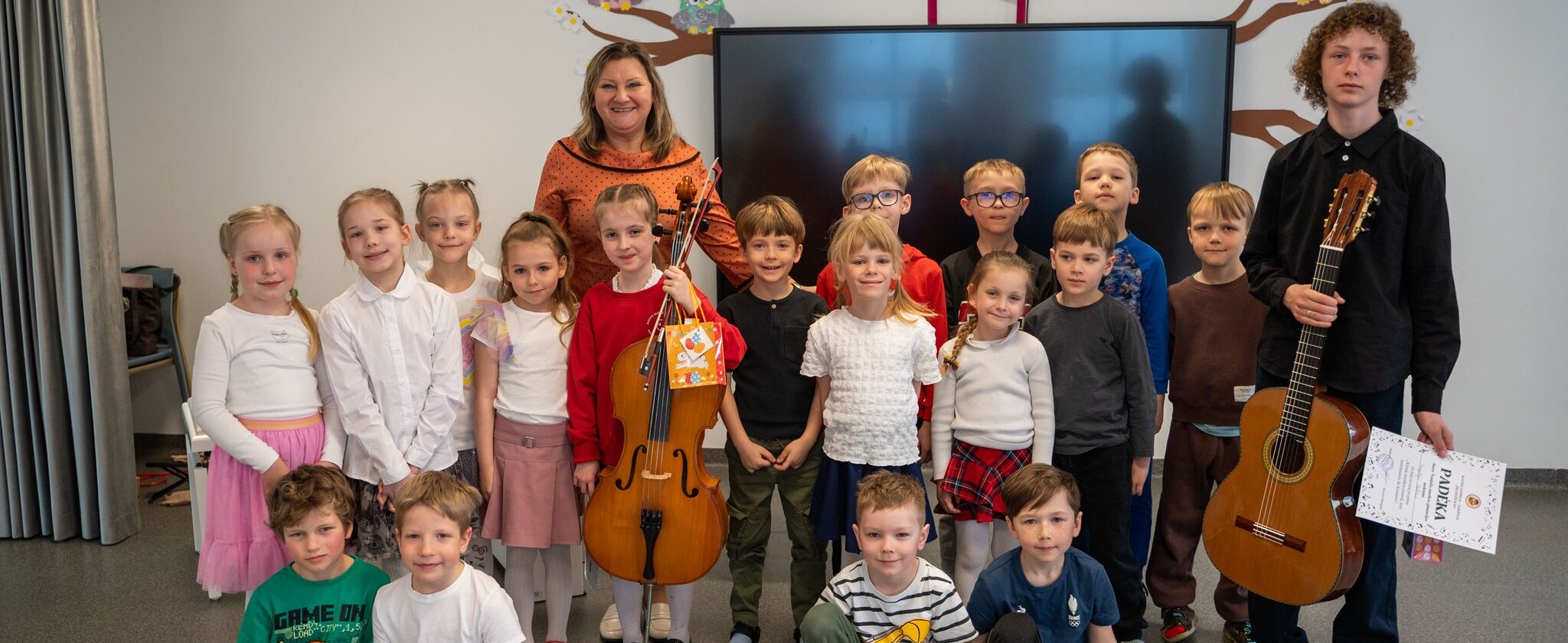Projektas „Atrask muzikos pasaulį: nuo instrumento iki koncerto“