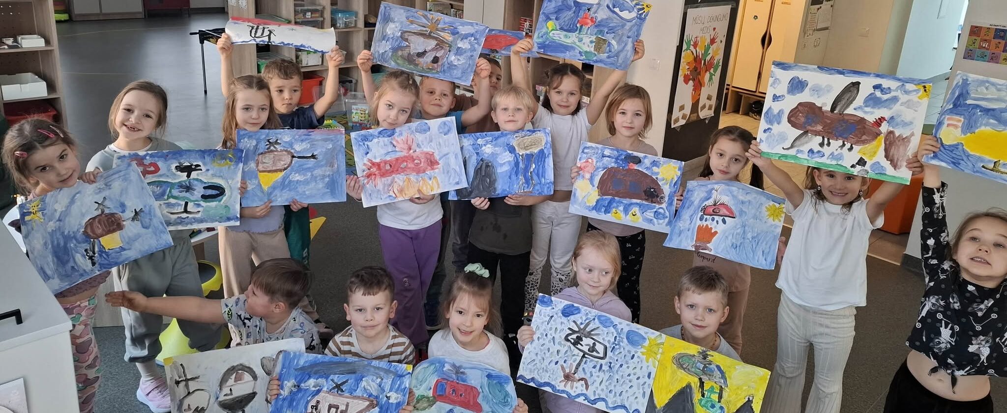 „Pelėdžiuko mokyklos“ vaikai – jaunųjų menininkų konkurso dalyviai