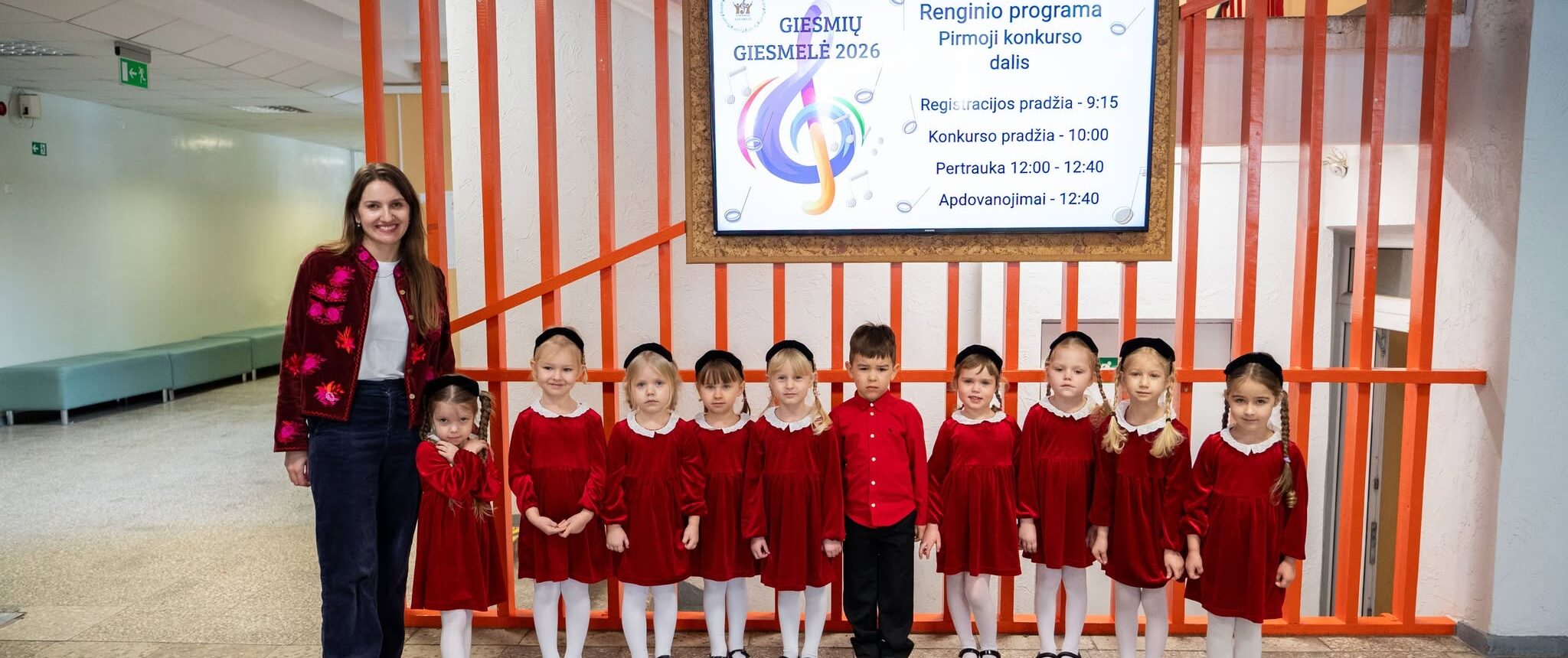 Sėkmingas mažųjų dainininkų debiutas festivalyje-konkurse „Giesmių giesmelė 2026“